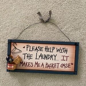 Vintage Laundry Sign
